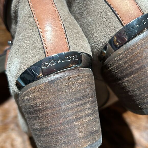 Coach Pauline Suede Bootie Size 8B.  B73 - Picture 8 of 10